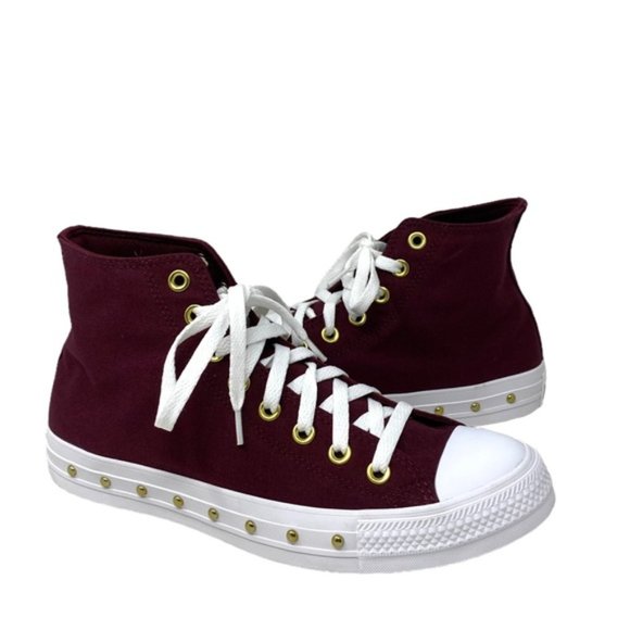 Converse Chuck Taylor High Top Bordeaux Shoes Casual Women Size Sneakers A07906F - Picture 6 of 10